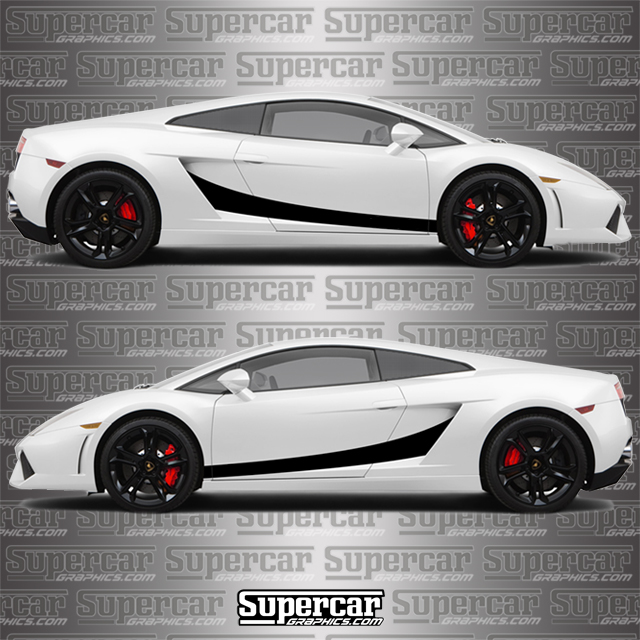 Lamborghini Gallardo SuperLeggera Style Stripe Kit - Version 2 