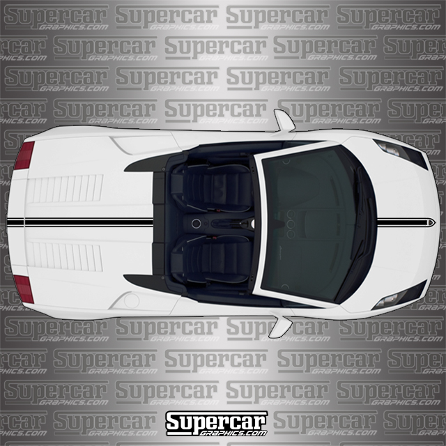Lamborghini Gallardo Spyder Performance Stripe Kit spider, decals, decal, striping, stripes