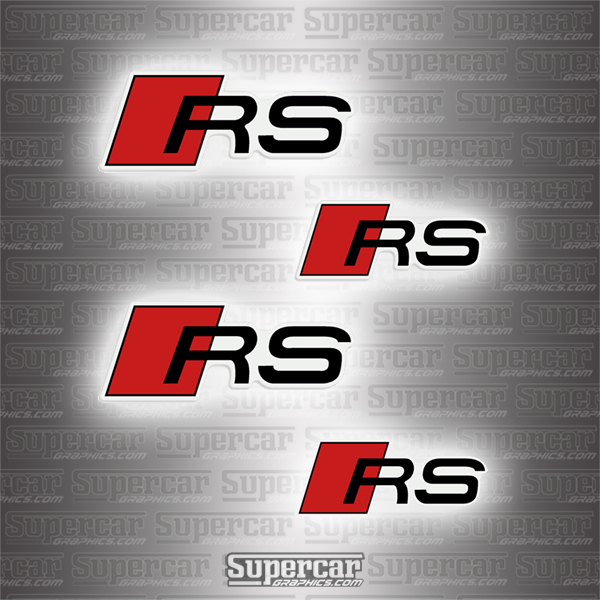 Audi RS Brake Caliper Decals - Any Color! 