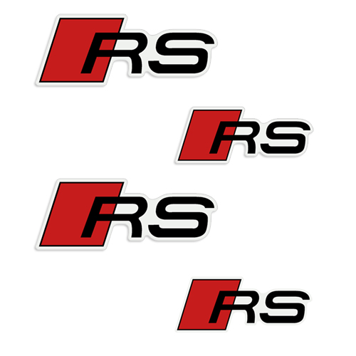 Audi RS Brake Caliper Decals - Any Color! 