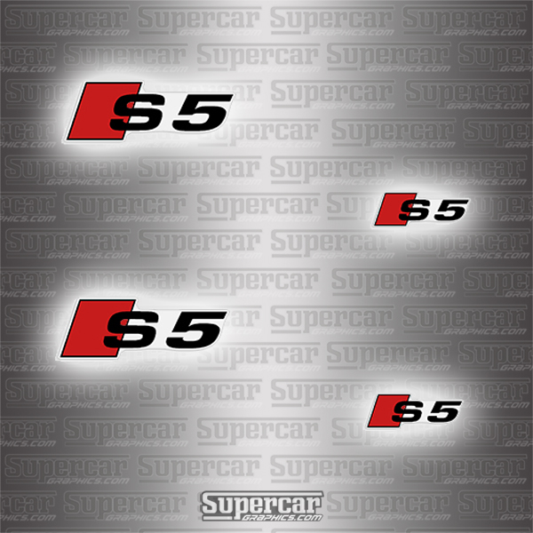 Audi S5 Brake Caliper Decals - Any Color! 
