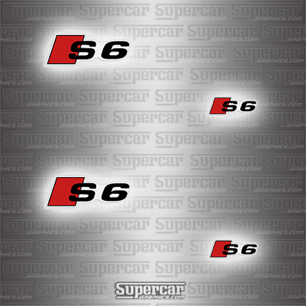 Audi S6 Brake Caliper Decals - Any Color! 