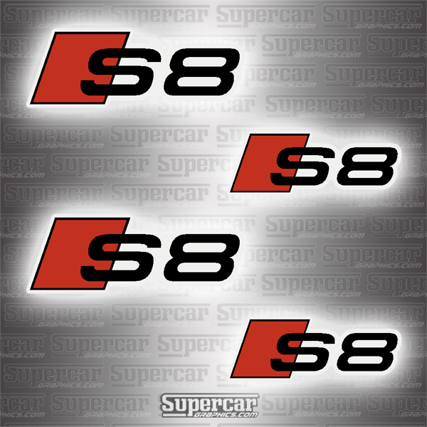 Audi S8 Brake Caliper Decals - Any Color! 