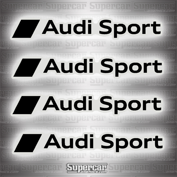 Audi Sport Rim Decals - Any Color! 