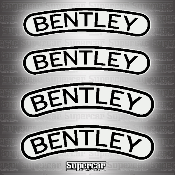 Bentley Continental GT Brake Caliper Decals - Any Color! 