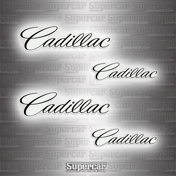 Cadillac Brake Caliper Decals - Any Color! 