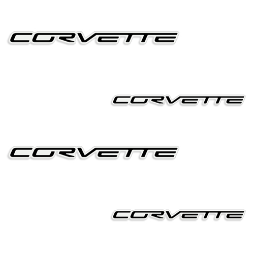 Corvette Brake Caliper Decals - Any Color! 