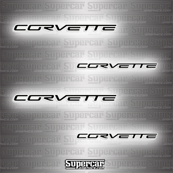 Corvette Brake Caliper Decals - Any Color! 