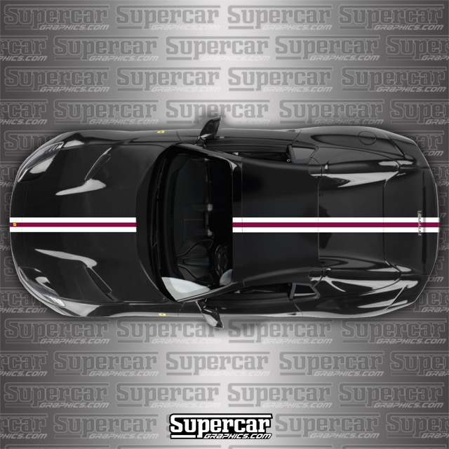 Ferrari 812 GTS Racing Stripe Kit - F-812-GTS-RAC