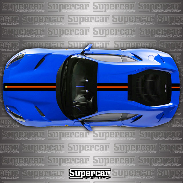 Ferrari 812 Superfast Center Stripe Kit - F-812-SF-CSK