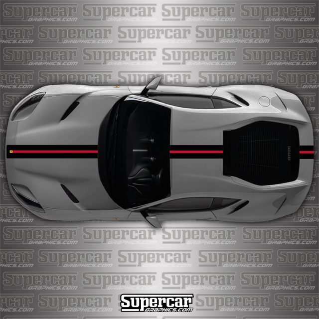 Ferrari 812 Superfast Center Stripe Kit - F-812-SF-CSK
