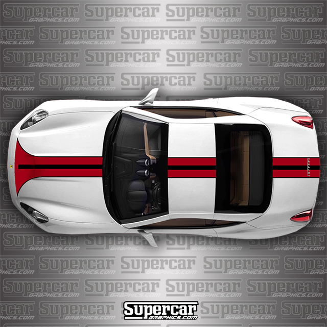 Ferrari California Custom Style 7 Stripe Kit 
