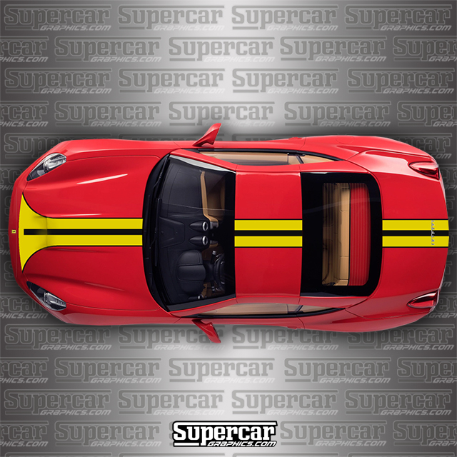 Ferrari California Custom Style 7 Stripe Kit - FER-CAL-S7