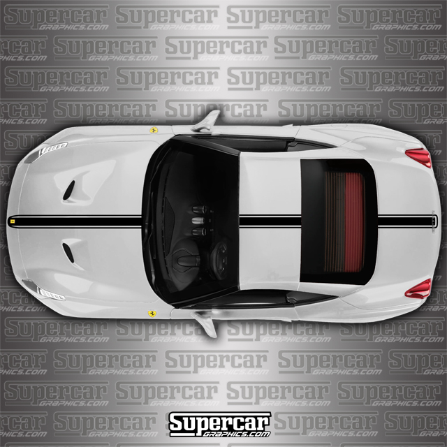 Ferrari California T Center Stripe Kit custom, decal, stripes