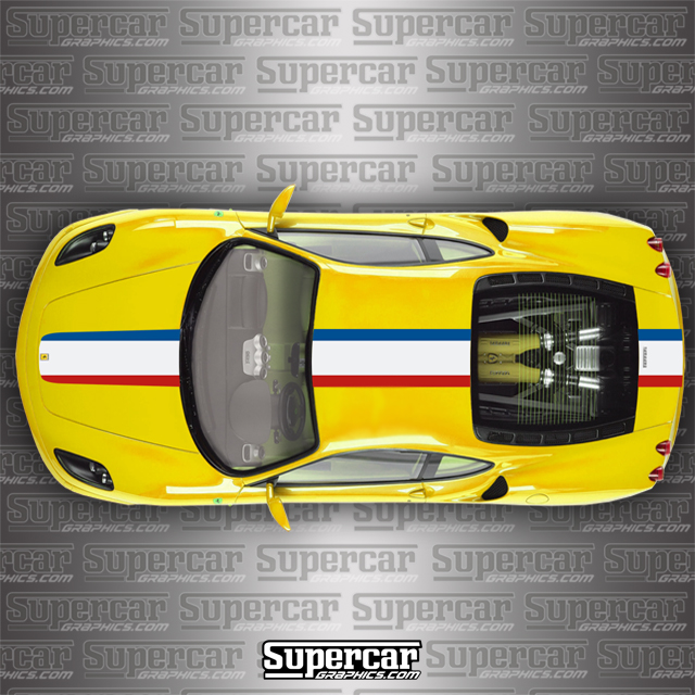 Ferrari F430 Scuderia 15" Center Stripe Kit - F-430-SCU-15
