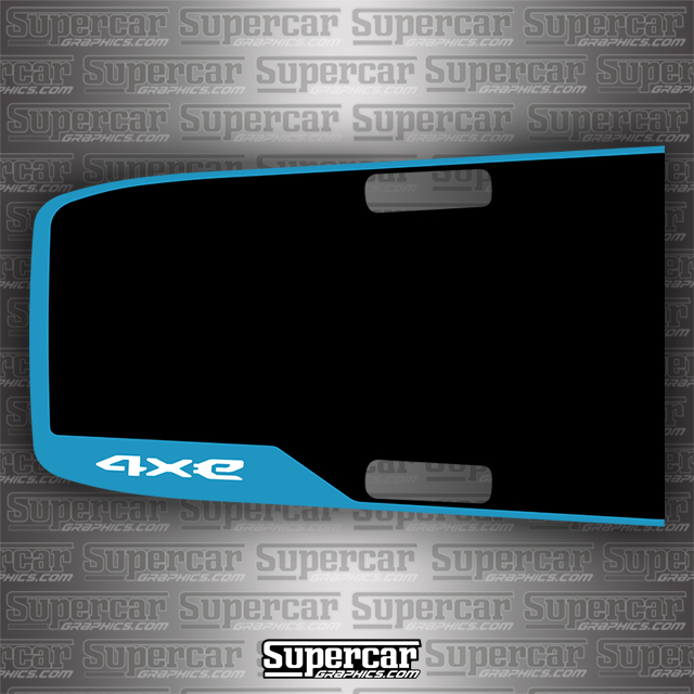 Jeep Wrangler JL 4xe Hood scoup Graphic - Any Color!  - JEP-WRG-H-4xe