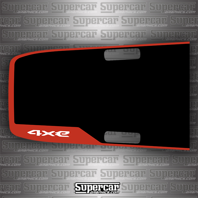Jeep Wrangler JL 4xe Hood scoup Graphic - Any Color!  - JEP-WRG-H-4xe