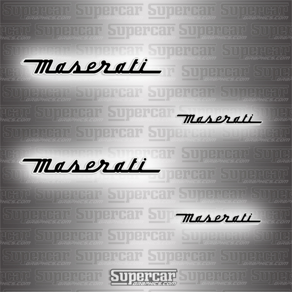 Maserati Brake Caliper Decals - Any Color! 