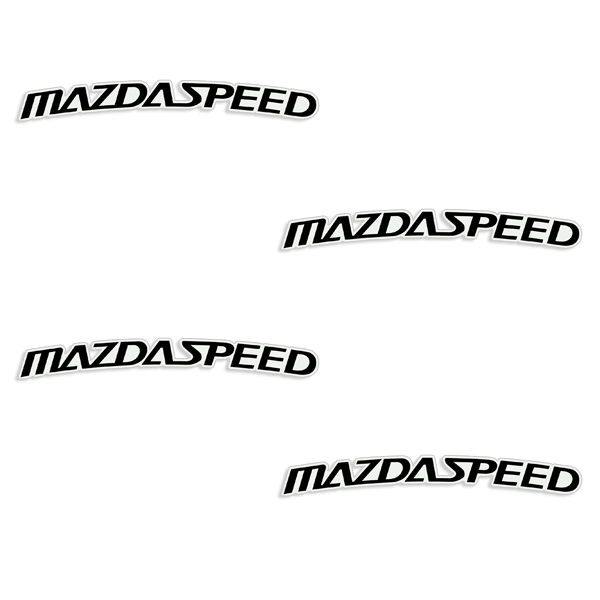 Mazda Speed Brake Caliper Decals - Any Color! 