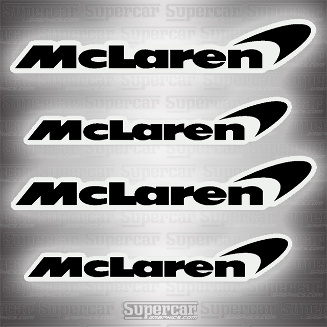 McLaren Brake Caliper Decals - Any Color! 