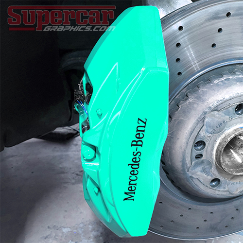 Mercedes-Benz Brake Caliper Decals - Any Color! - BCD-MER-BNZ
