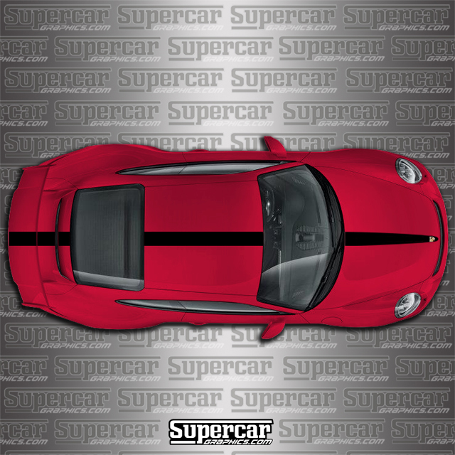 Porsche 911 Center 6" Stripe Kit - POR-911-CSK6-1C