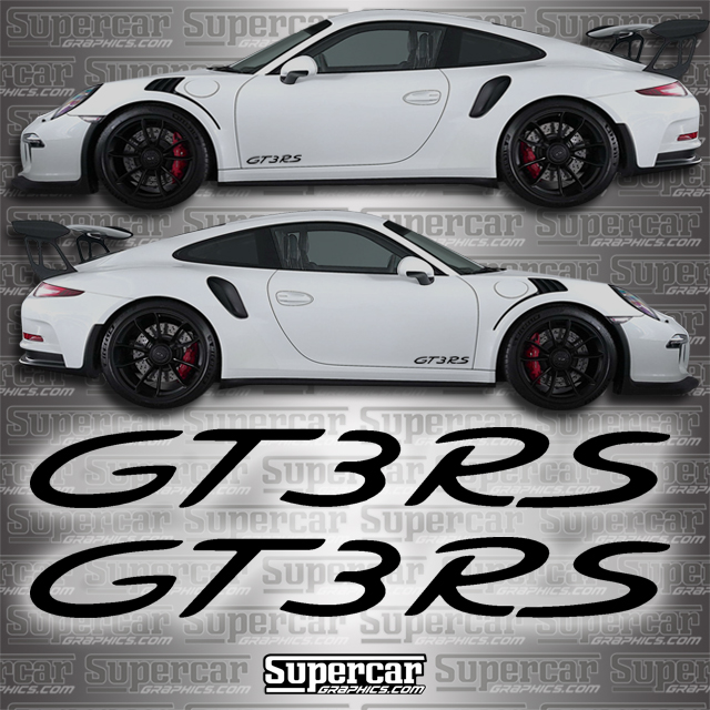 Porsche 911 "GT3RS" Door Decal Kit - POR-911-GT3RS-DD