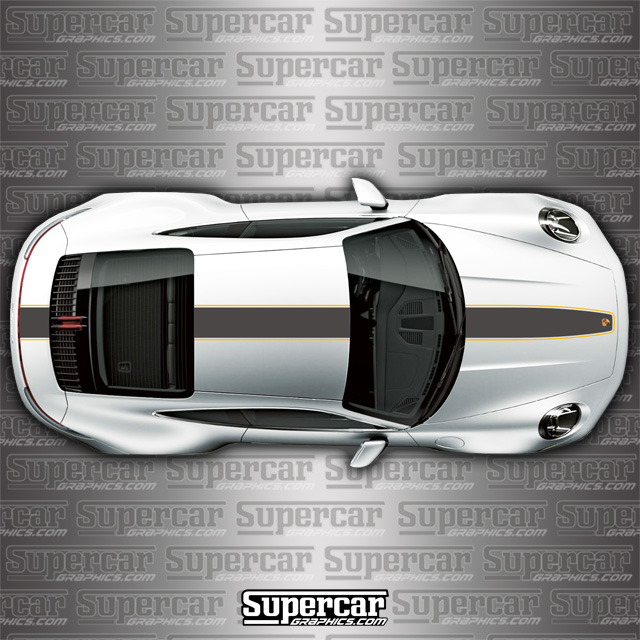 Porsche 911 GTO Style Stripe Kit - POR-911-GTO-SK