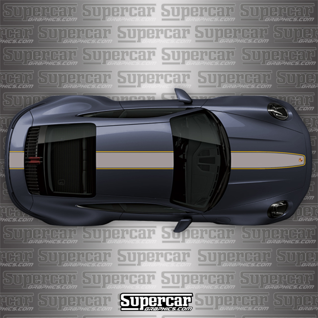 Porsche 911 GTO Style Stripe Kit - POR-911-GTO-SK