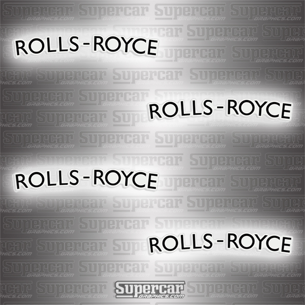 Rolls Royce Brake Caliper Decals - Any Color! 