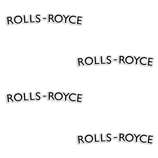 Rolls Royce Brake Caliper Decals - Any Color! 