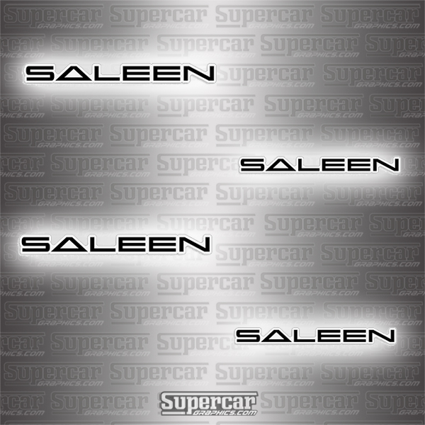 Saleen Mustang Brake Caliper Decals - Any Color! 