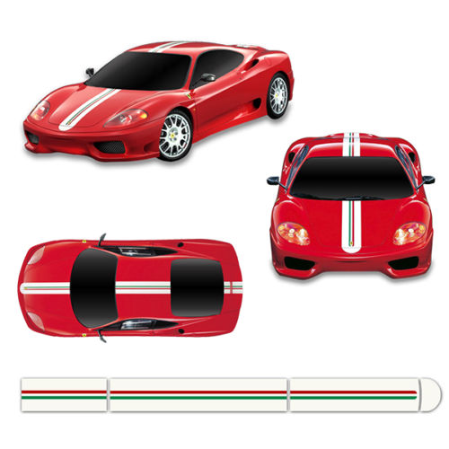 Ferrari 360 Challenge Stradale Tri-Color Stripe Kit - F-360-TRI