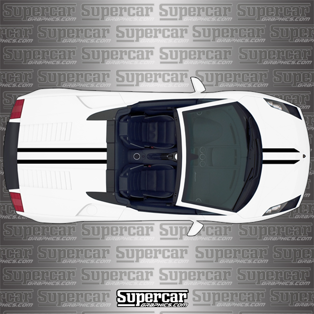 Lamborghini Gallardo Spyder "Performante Style" Stripe Kit - L-PERF-GAL-SPY-STY