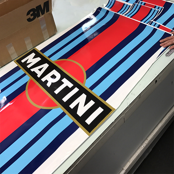 Porsche 911 Martini Le Mans Racing Stripe Decal Kit - POR-911-MART