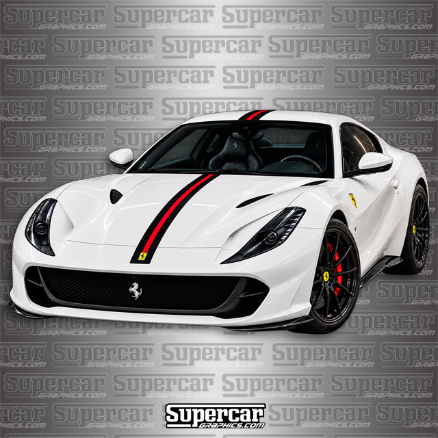 Ferrari 812 Superfast Center Stripe Kit - F-812-SF-CSK