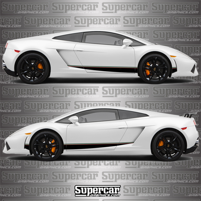 Lamborghini Gallardo SuperLeggera Style Stripe Kit - Version 1 - L-SL-STR-1
